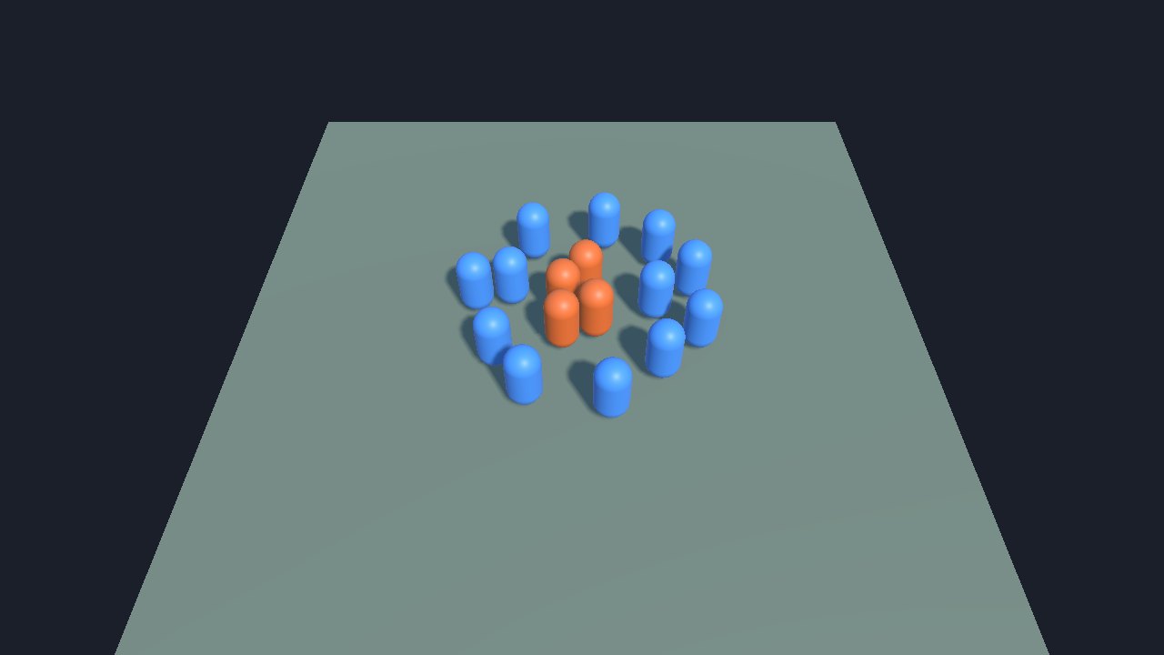Navigation crowd rendered by Tassix